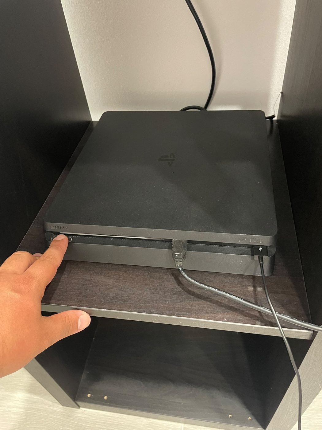 Botão de ligar da consola PlayStation 4