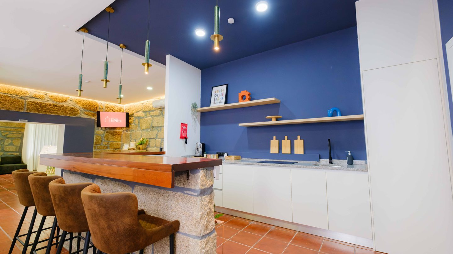 Bar e copa de apoio da Casa Evarte