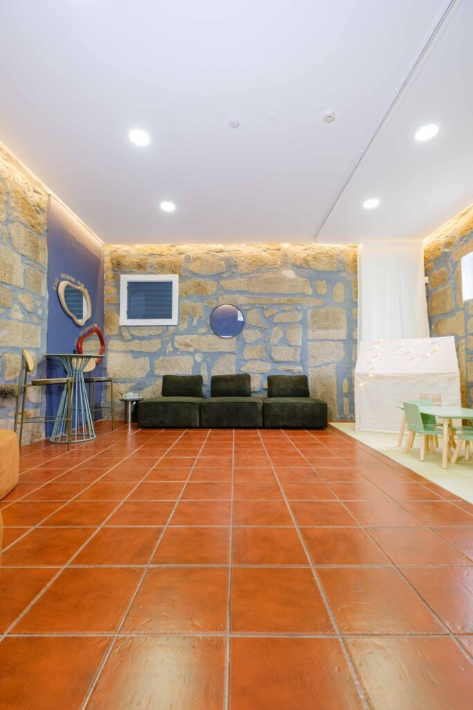 Zona lounge e de convívio da Casa Evarte
